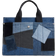 Coach Cargo Tote Bag With Patchwork - Lh/Denim Multi
