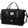 Shein Black Expanded Luggage Storage Bag, Lightweight Foldable, Expanded, Carry On Travel Weekender & Overnight Bag, Weekend Bag Hospital Bag Travel Bag Han