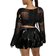 Shein Cropped Pullover Sweater - Hollow Out Design