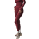 The Couture Club Couture Club Co-Ord Sculpting Stretch Emblem Leggings - Burgundy/Red