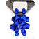 Shein Pair Of Baroque Style Petal Pendant Earrings