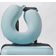 Open Story Memory Foam Travel Muddy Aqua Neck Pillow Blue (29.8x26.7cm)