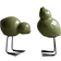 DBKD Swedish Birds Påskedekoration 2-pak Shiny Green Påskepynt 8cm 2stk