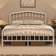 Yaheetech Color & Metal Bed White Kingsize 152x207cm
