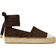 Tory Burch Cap-Toe Espadrille - Dark Cocoa/Ceramic Taupe