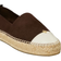Tory Burch Cap-Toe Espadrille - Dark Cocoa/Ceramic Taupe