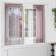 vidaXL Voile-gardiner Med Løkker 140x140 cm Lilla 2 Stk 140x140cm
