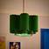 Dunelm Sophie Robinson Wavy Two Tier Shade - Turquoise/Jade Shade ∅ 41cm