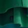 Dunelm Sophie Robinson Wavy Two Tier Shade - Turquoise/Jade Shade ∅ 41cm