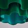Dunelm Sophie Robinson Wavy Two Tier Shade - Turquoise/Jade Shade ∅ 41cm