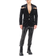 Úchè Cut Out Velvet Jacket - Black