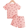 Shein pcs Baby Girls Sweet Casual Cherry Pattern Printed Short Sleeve TShirt And Shorts Outfit Summer New Arrival