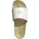 adidas Adilette Comfort Slide Sandal - White/Gold Metallic