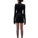 Úchè Velvet Mini Dress - Black