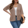 Shein Plus Fall Women Clothes Leopard Print Sleeve Everyday Casual Bomber Jacket Back To School Clothes For Autumn Winter