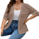 Shein Plus Fall Women Clothes Leopard Print Sleeve Everyday Casual Bomber Jacket Back To School Clothes For Autumn Winter