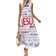 Shein Womens Sleeveless Fashionable Summer Dress With Notched VNeck And Printed Design