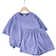 Shein Tween Girl Solid Color Knitted Short Sleeve Round Neck Top And Loose Shorts Casual TwoPiece Outfit