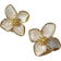 Shein 1pair Needle Fashionable Luoshen Flower Drop Glaze White Flower Earrings For Women For Daily Decoration