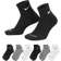 Nike Men's 6-Pack Large Everyday Plus Cushion Ankle Socks - White/Grey/Black