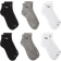 Nike Men's 6-Pack Large Everyday Plus Cushion Ankle Socks - White/Grey/Black