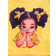 Shein New Arrival Baby Girls Cute Casual Cartoon Print Short Sleeve Top And Floral Shorts Set