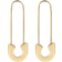 Shein Safety Pin Design Earrings