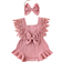 Shein Cute Baby Girl's Hollow Out Fringe Dress - Solid Color
