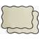 H&M Med Tungekant 45 x 33 2-pak Dækkeserviet Sort, Beige (45x33cm)