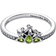 Pandora Disney Princess Tiana Tiara Ring - Silver/Green/Transparent