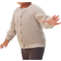 H&M Baby Brun Patentstrikket cardigan bomull 2-3Y