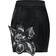 Úchè Crocodile Prints Flower Patch Skirt - Black