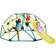 Casart 8FT Dome Climber Kids Toddler Climbing Frame w/ Slide & MetaL Structure