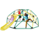Casart 8FT Dome Climber Kids Toddler Climbing Frame w/ Slide & MetaL Structure