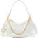 Aldo Liamax Synthetic Medium Shoulder Bag White Overflow