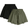 Shein Plus Solid Color Shorts With French Ruffle Hem