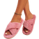 Shein Women Home Slippers With Cross Straps Four Seasons Indoor Floor Comfortable And Stylish Fluffy Slippers White Corduroy Cross Strap Slippers For Women
