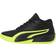 Puma Basketballschuhe Herren Court Pro - Black/Electric Lime