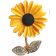 Shein pc Elegant Sunflower Brooch Fashionable Lapel Pin For Womens Blazer Sweater Decoration