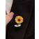 Shein pc Elegant Sunflower Brooch Fashionable Lapel Pin For Womens Blazer Sweater Decoration