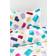 H&M Gemusterte Baumwollbettwäsche 135x200 80x80 - Weiß Bettbezug Mehrfarbig (200x135cm)