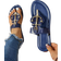 Shein Womens Flat Sandals New Fashion Metal Trident Decorated Flip Flops Outdoor Casual Lightweight Slipper