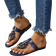 Shein Womens Flat Sandals New Fashion Metal Trident Decorated Flip Flops Outdoor Casual Lightweight Slipper