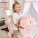 Homcom Rocking Horse 330-112 500 mm 330 mm 600 mm Pink