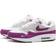 Nike Air Max 1 '87 Textile Shoes - White/Neutral Grey/Black/Bold Berry