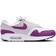 Nike Air Max 1 '87 Textile Shoes - White/Neutral Grey/Black/Bold Berry