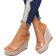 Shein Womens Comfortable New Summer Wedges Sandals Fashionable And Versatile Lightweight SlipResistant Transparent Rope Sole Buckle Strap Sandals