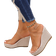 Shein Womens Comfortable New Summer Wedges Sandals Fashionable And Versatile Lightweight SlipResistant Transparent Rope Sole Buckle Strap Sandals