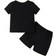 Shein Baby Boys Animal Letter Printed Short Sleeve Top And Shorts Set Summer