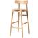 FDB Møbler J184 Øst Oak 75 cm Bar Stool